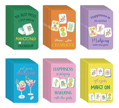 Colorful Mini Notepads for Mahjong