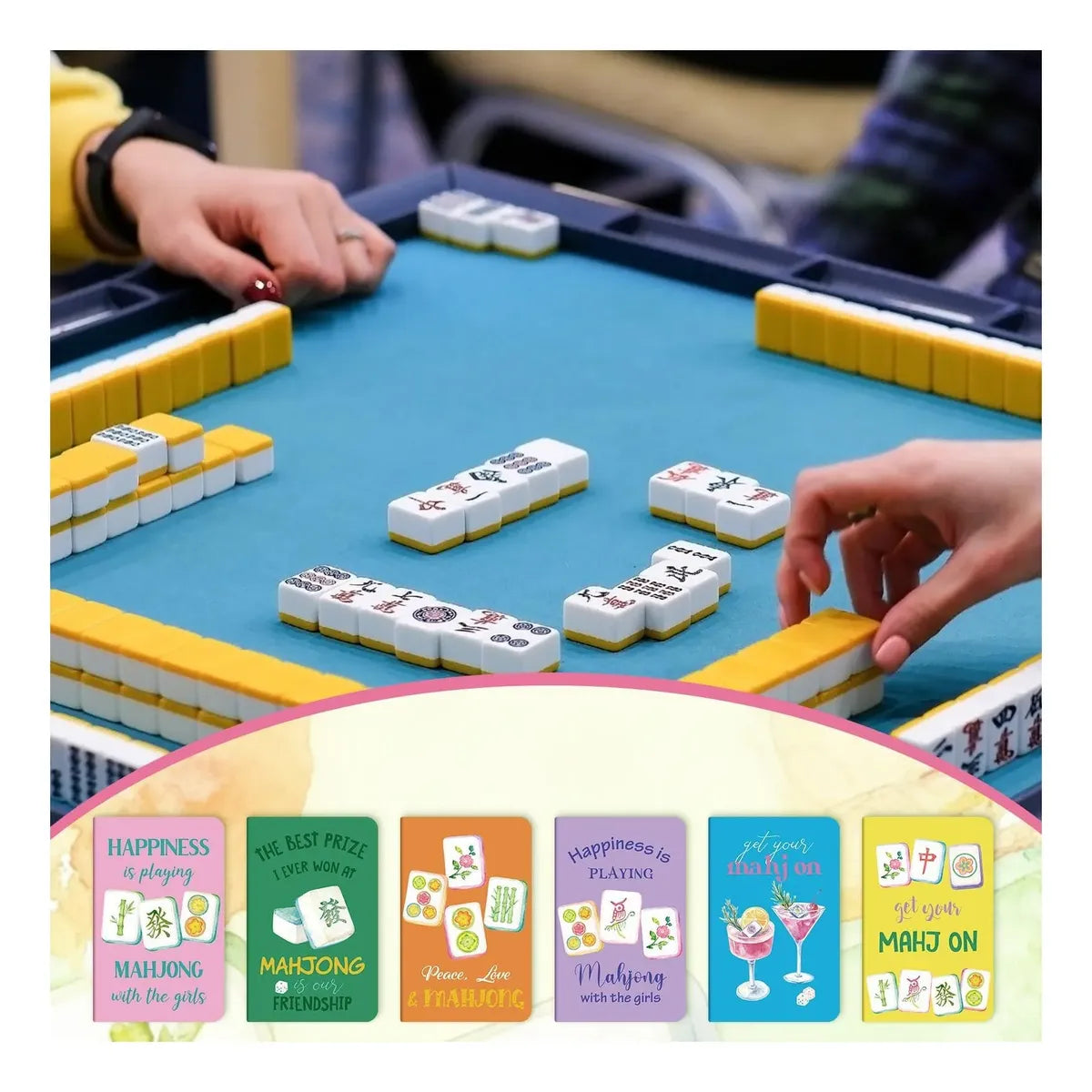 Colorful Mini Notepads for Mahjong