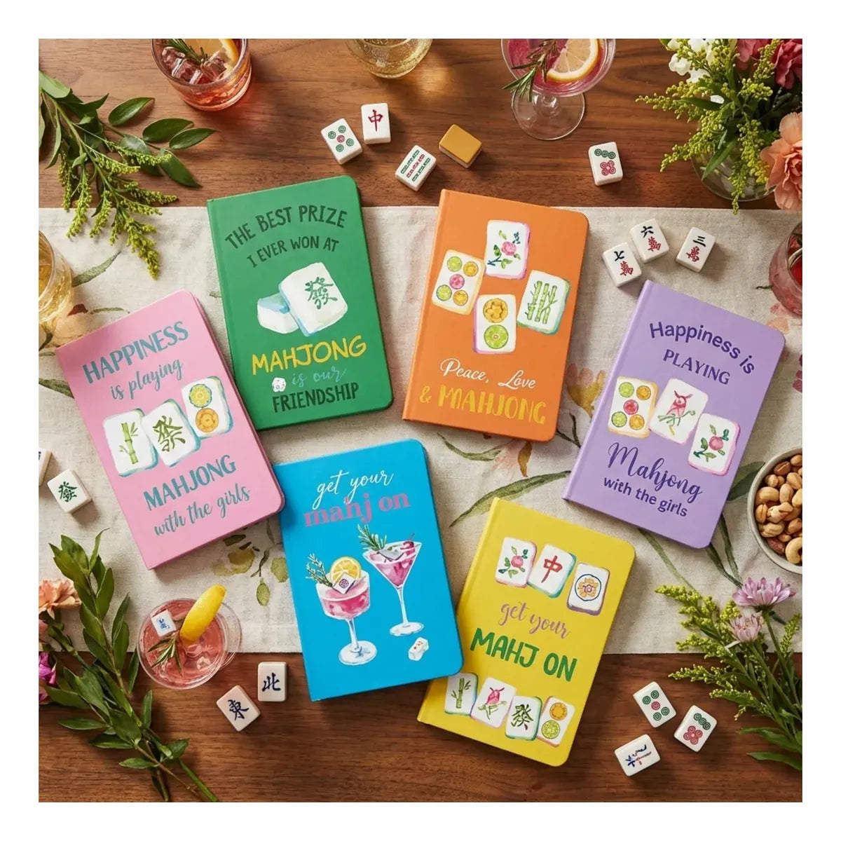 Colorful Mini Notepads for Mahjong